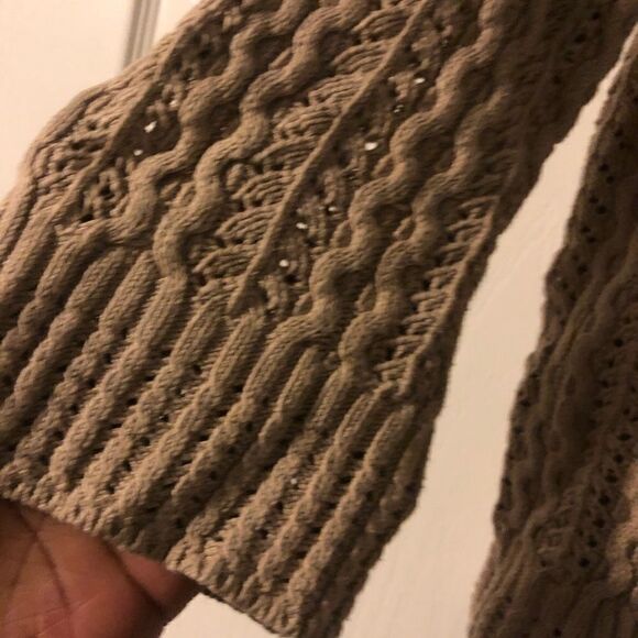 Jones New York camel 1 button knitted cardigan sz XL - Picture 2 of 9